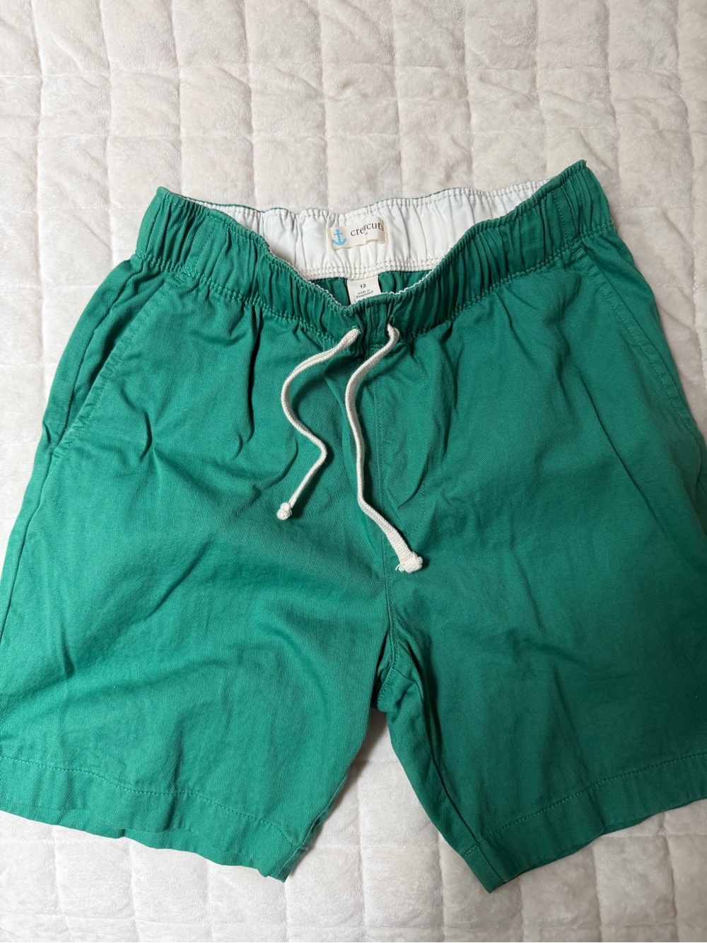 Crewcuts Green Drawstring Shorts